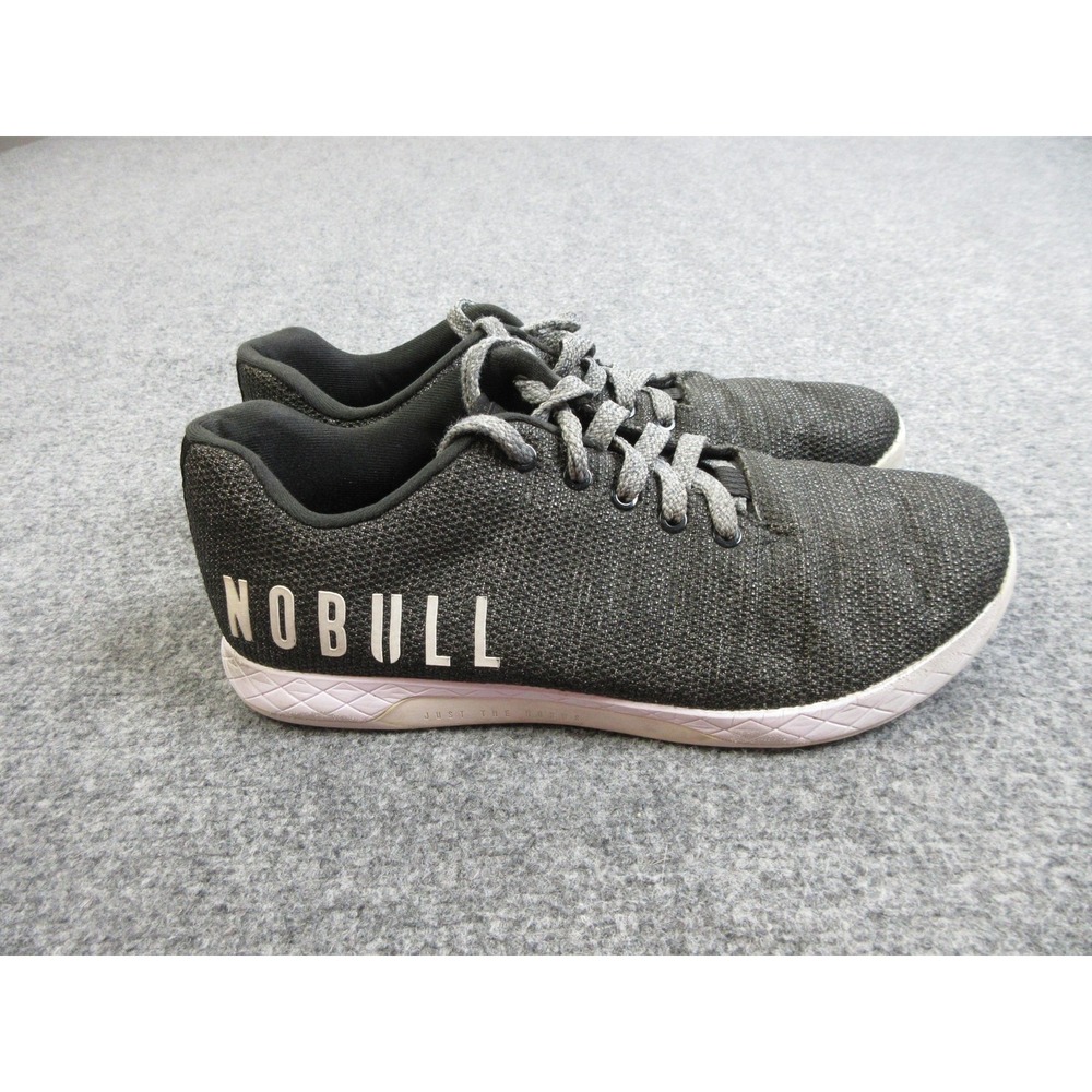 NOBULL Shoes Mens Size 11.5 Black Trainer Sneakers Minimalist Athletic Gym‎